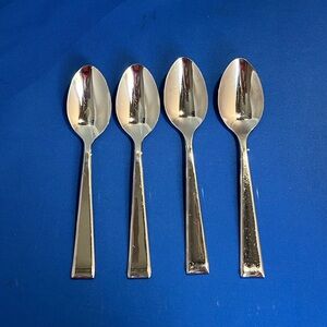 vintage sola switzerland oval soup spoons set Of 4